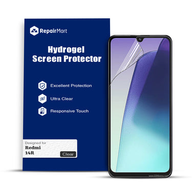 Redmi 14R Compatible Premium Hydrogel Screen Protector With Full Coverage Ultra HD